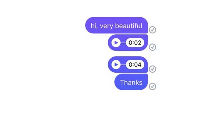 Audio messages